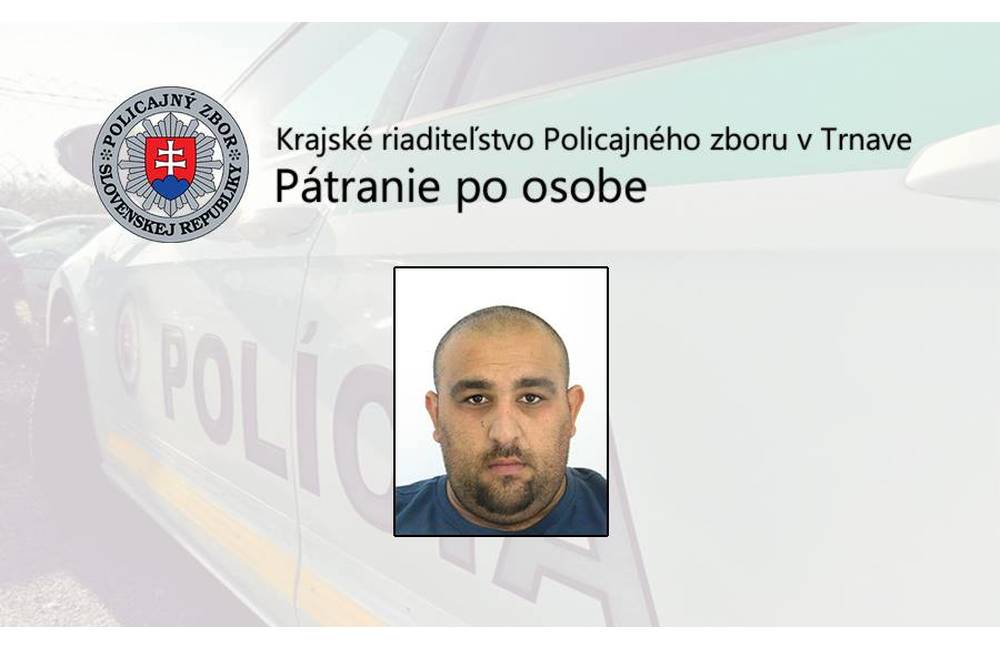 Foto: Okresný súd vydal zatykač na hľadaného muža, polícia pátra po Marekovi Bandovi