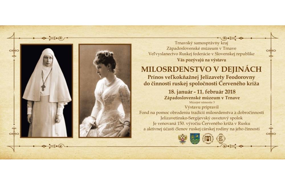 Západoslovenské múzeum v Trnave pozýva na jedinečnú výstavu s názvom Milosrdenstvo v dejinách