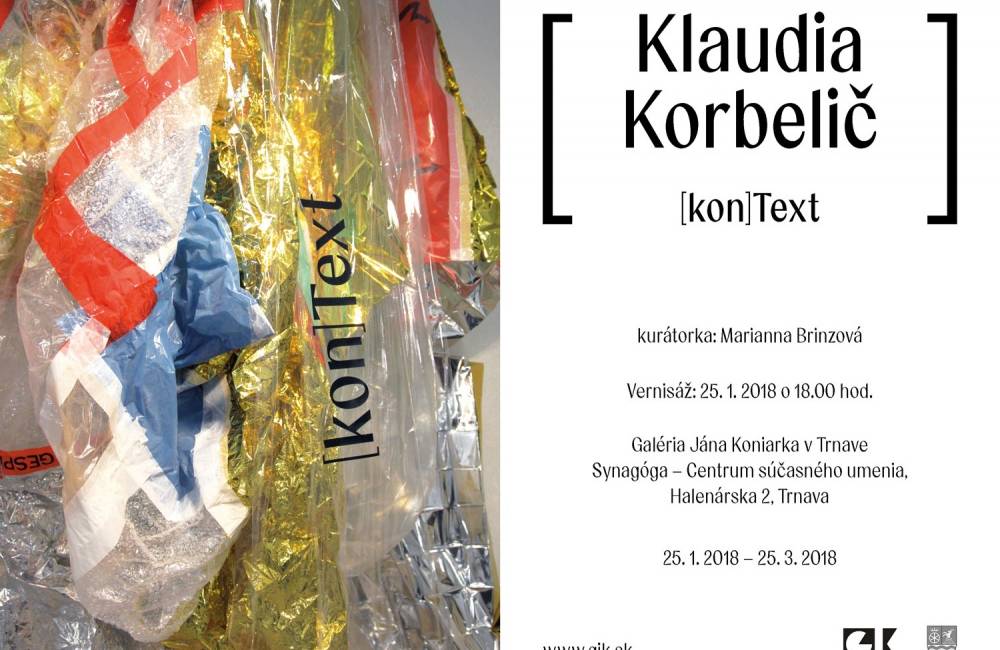 [Kon]Text je názov jedinečnej výstavy autorky Klaudie Korbelič, ktorú prináša Galéria Jána Koniarka