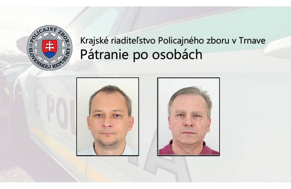 Polícia žiada o pomoc pri pátraní po 51-ročnom Ivanovi Grigovi a 49-ročnom Antonovi Norovskom