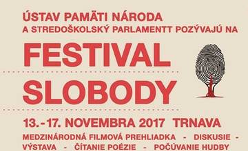 Festival slobody v Trnave sa už začal, máte možnosť pripomenúť si udalosti 17. novembra