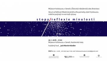 Múzeum holokaustu v Seredi pozýva na výstavu venovanú obetiam holokaustu - Stopy/reflexie minulosti