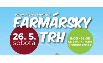 City Park Trnava pozýva na tradičný Farmársky trh už túto sobotu, 26. mája