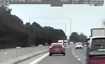 Na diaľnici za Trnavou vyčíňal cestný pirát. Jeho rýchlu jazdu zastavila policajná puma