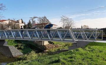 FOTO: V Modranke vybudujú novú lávku nad Trnávkou. Budú sa z nej tešiť chodci aj cyklisti
