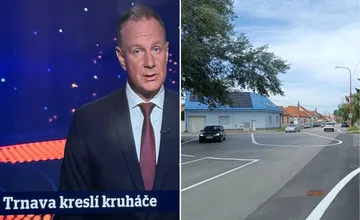 Nakreslené kruháče na križovatke v Trnave naďalej vzbudzujú pozornosť vodičov aj médií