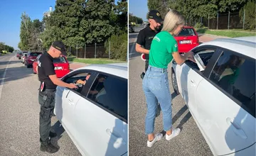 Trnavskí policajti odmeňovali zodpovedných vodičov. V akcii s názvom Buď rozumný dbali na bezpečnosť na cestách