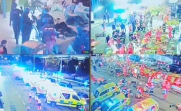 VIDEO: Balet v Brne prerušila streľba zo samopalu, do akčného cvičenia sa zapojili aj trnavskí policajti 