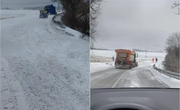 Cesta cez Bukovú je kvôli zasneženej ceste neprejazdná, odporúčajú sa obchádzky