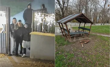 VIDEO: Mestská polícia v Seredi hľadá svedkov a osoby, ktoré poškodili miestny altánok. Nepoznáte ich?