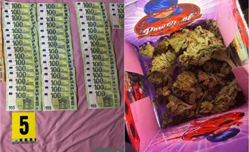 FOTO: Trnavská kriminálka zadržala troch ľudí za predaj drog. Zaistili marihuanu, pervitín a 53-tisíc eur v hotovosti