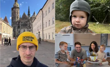 VIDEO: Otec Richard prejde naprieč Slovenskom pešo 429 km. Hľadá milión ľudí, ktorí mu pomôžu  zachrániť synčeka