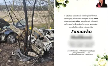 Jablonicu čaká smutný deň, rodina a blízki dajú posledné zbohom Tamarke, ktorá zomrela pri tragickej nehode na Veľkú Noc