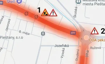 Kedy sa vyhnúť Krajinskej ceste? Vodičov v Piešťanoch čakajú opravy aj spomalená premávka