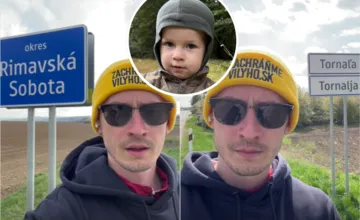 Otec Richard prešiel už polovicu krajiny, aby vyzbieral peniaze pre chorého syna. Najbližšie dni prejde aj Trnavou