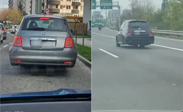 VIDEO: Nezvyčajné auto z Bratislavy sa objavilo aj v Trnave. Vodiči neveriacky pozerali, čo to vedľa nich jazdí