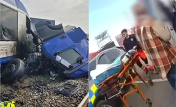 VIDEO: Polícia ukázala záznam zo zásahu po zrážke vlaku s kamiónom pri Dunajskej Strede