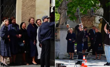 FOTO: Trnava sa opäť vrátila do minulosti. Na námestí to ožilo dobovým seriálom, natáčal sa tu obľúbený Dunaj