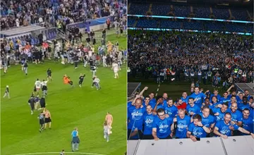 VIDEO: Oslavy majstrovského titulu Slovana nad DAC dopadli pre 13-ročnú fanúšičku katastrofálne. SBS-kár jej zlomil nohu