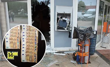 FOTO: Trnavským kriminalistom sa podarilo zatknúť muža, ktorý mal stáť za výbuchom bankomatu