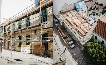 FOTO: Pozrite sa, ako postupuje revitalizácia divadla v Trnave. Župa sa chváli, že práce idú podľa plánu