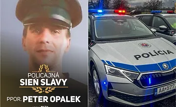 Policajta Petra Opalka z Trstína zaradili do Policajnej siene slávy. Pri službe ho zastrelil opitý vodič
