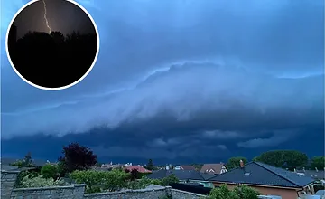 VIDEO: Z pohľadu na oblohu nad Záhorím večer mrazilo. Desivý shelf-cloud sa prevalil nad niekoľkými obcami
