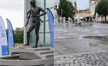 FOTO: V Piešťanoch už začali postupne spúšťať fontány, niektoré ale zostanú mimo prevádzky