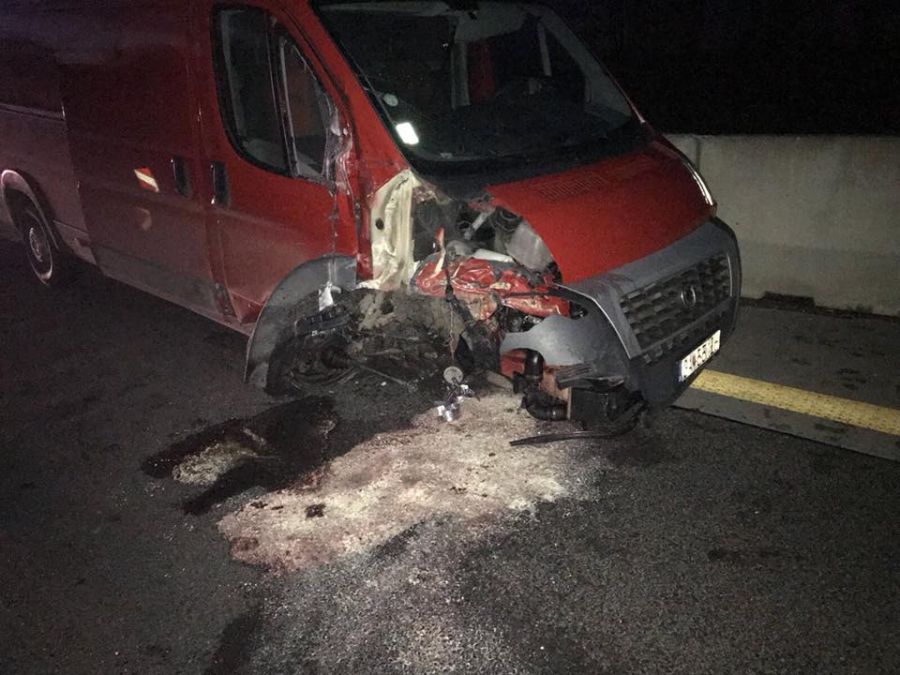 Zrážka 3 áut na diaľnici D1 sa skončila tragicky, jeden z vodičov na mieste podľahol zraneniam, foto 6