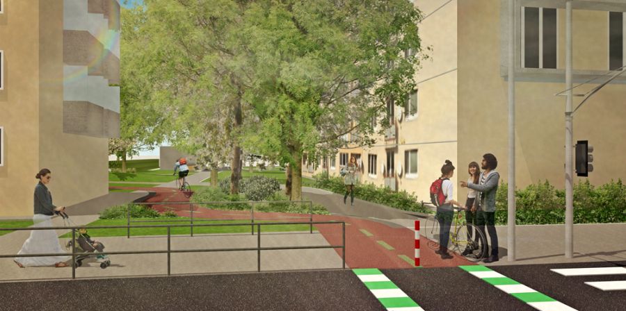 Architekta pripravila projekt revitalizácie dvorov na Hospodárskej ulici, ostanú ihriská i zeleň, foto 5