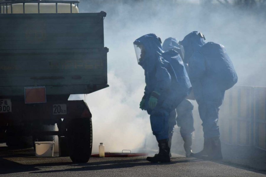 Hasiči z Trnavy a Kútov boli na medzinárodnom cvičení zásahov pri škodlivých látkach v Rakúsku, foto 13