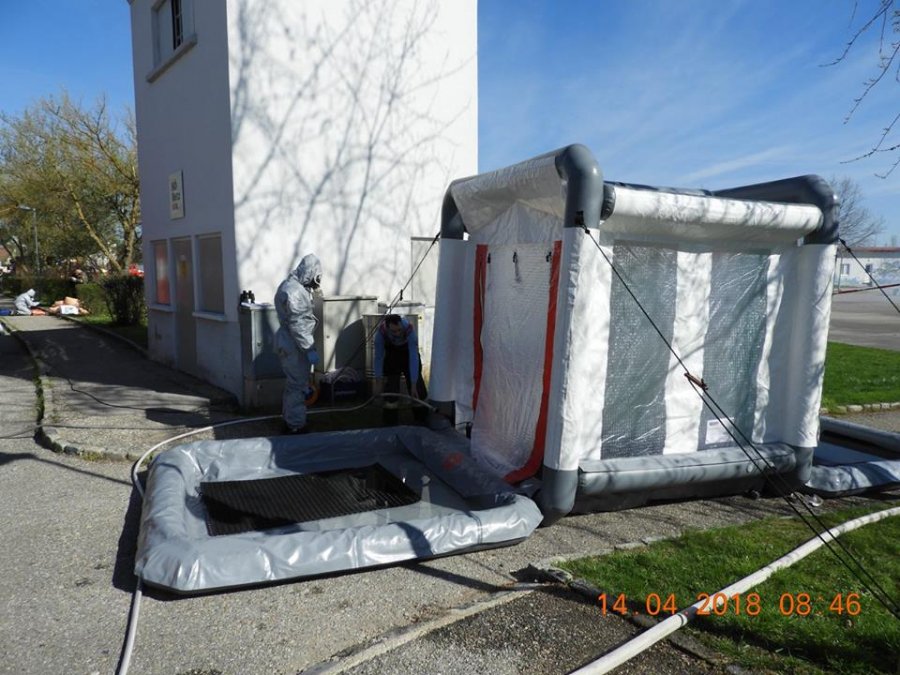 Hasiči z Trnavy a Kútov boli na medzinárodnom cvičení zásahov pri škodlivých látkach v Rakúsku, foto 28