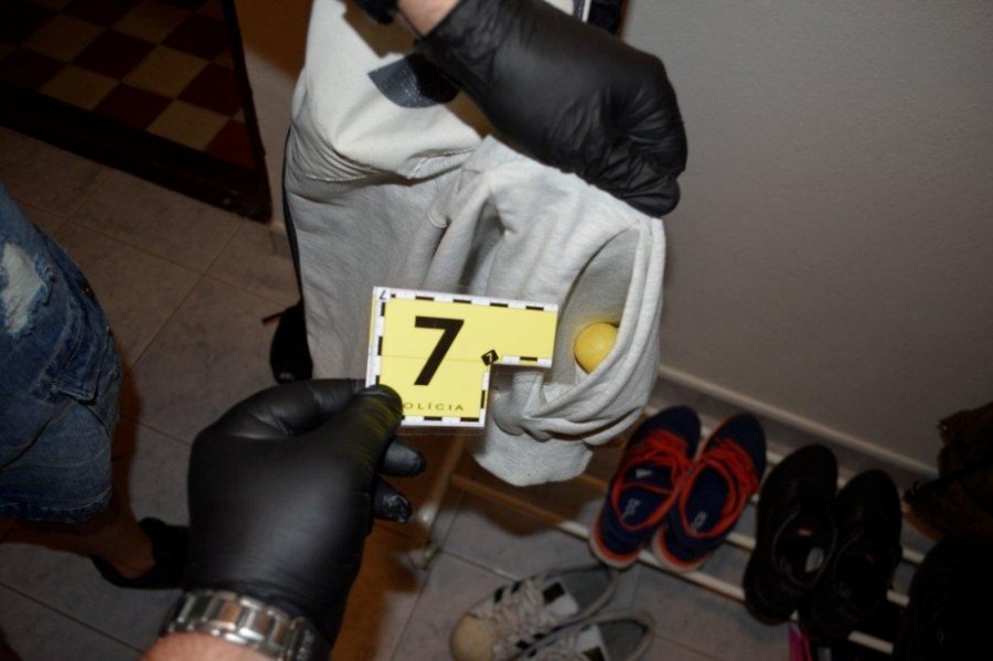 Po Trnave predával drogy - polícia počas akcie v byte na Prednádraží zadržala 36-ročného muža, foto 8