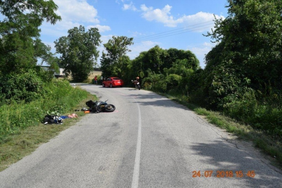 Polícia zasahovala pri dvoch závažných dopravných nehodách s účasťou motocyklistov, foto 1