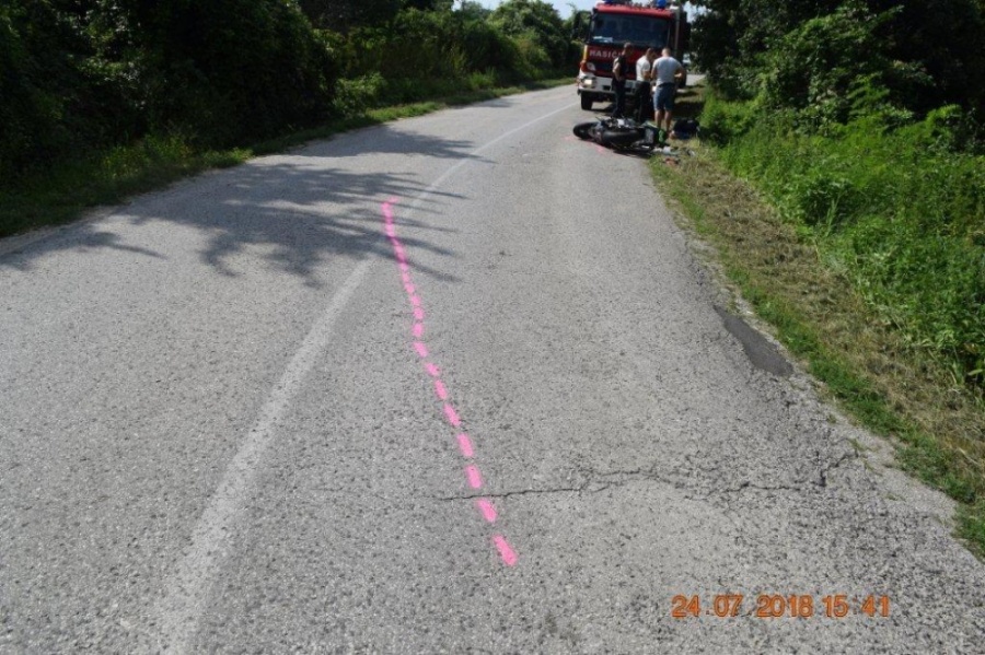 Polícia zasahovala pri dvoch závažných dopravných nehodách s účasťou motocyklistov, foto 4