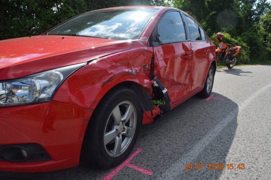Polícia zasahovala pri dvoch závažných dopravných nehodách s účasťou motocyklistov, foto 6