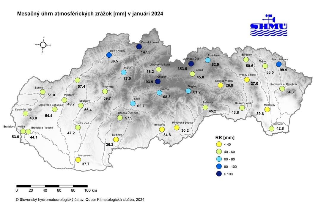 FOTO: Slovenský hydrometeorologický ústav zhodnotil začiatok roka, foto 2