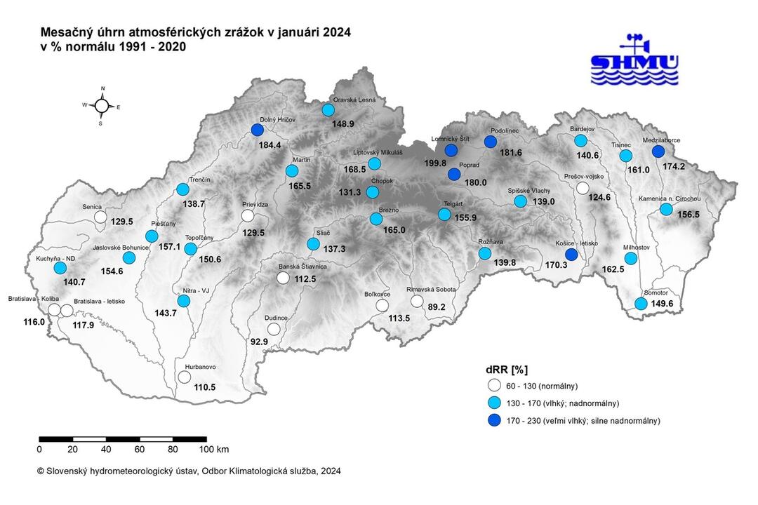 FOTO: Slovenský hydrometeorologický ústav zhodnotil začiatok roka, foto 3
