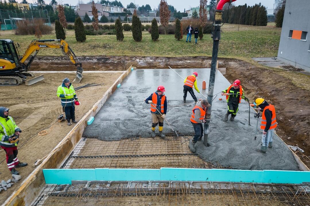 FOTO: V Senici začali s výstavbou novej telocvične, foto 3