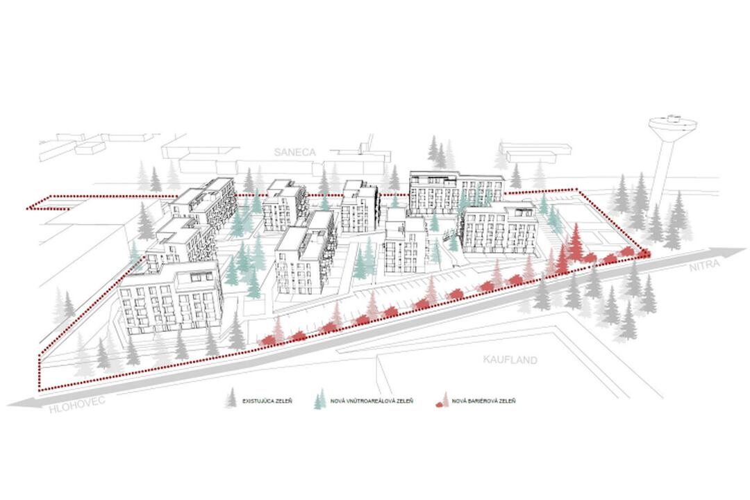 FOTO: Vizualizácie projektu Nový Hlohovec II, foto 5