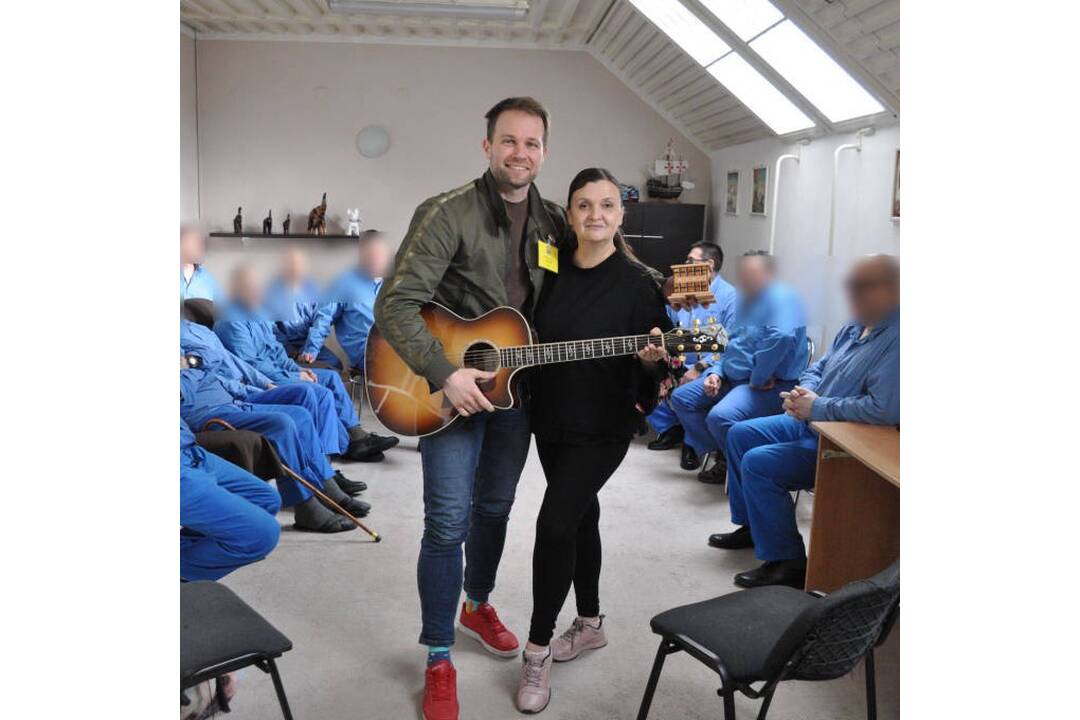 FOTO: Tomás Bezdeda v leopoldovskej väznici, foto 2