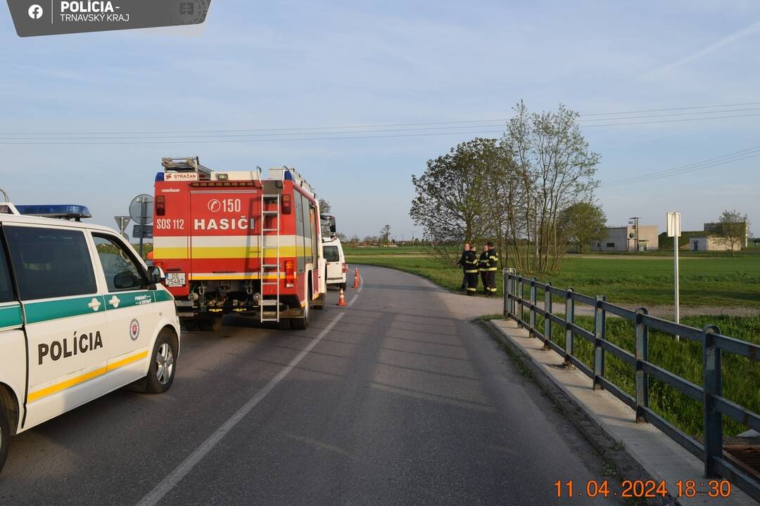 FOTO: Nehoda pri Dunajskej Strede 11. apríla 2024, foto 1