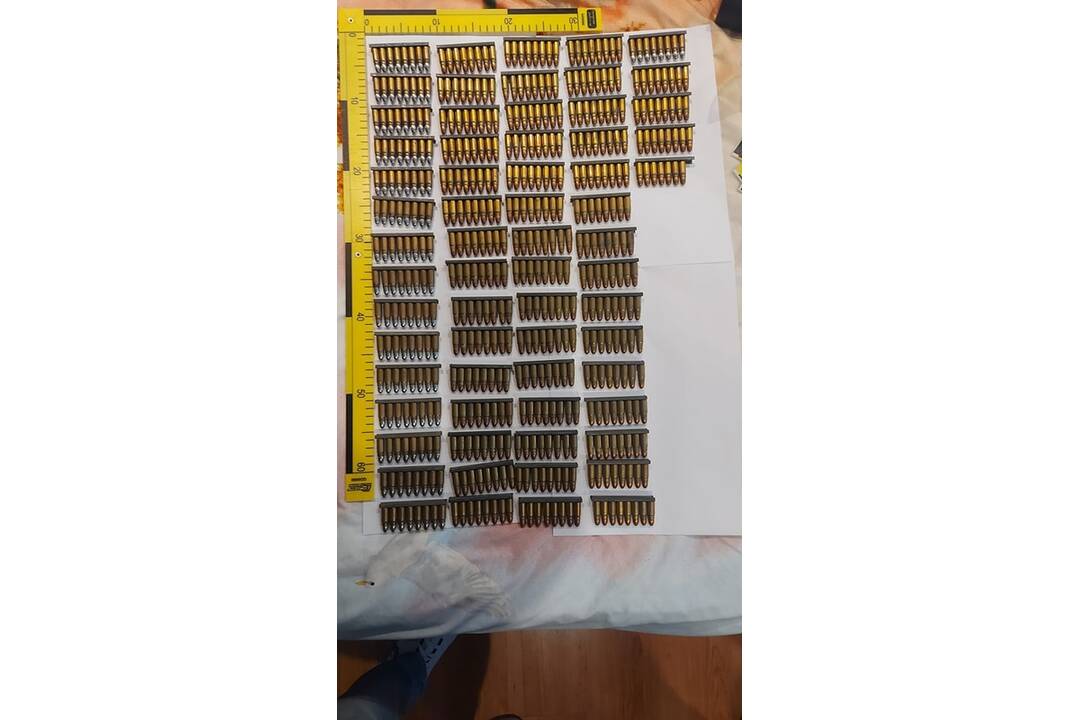 FOTO: Pri domovej prehliadke našli u 27-ročného muža zbrane, náboje a pervitín, foto 1