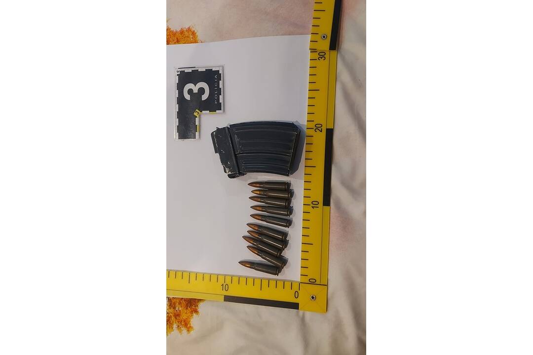 FOTO: Pri domovej prehliadke našli u 27-ročného muža zbrane, náboje a pervitín, foto 4