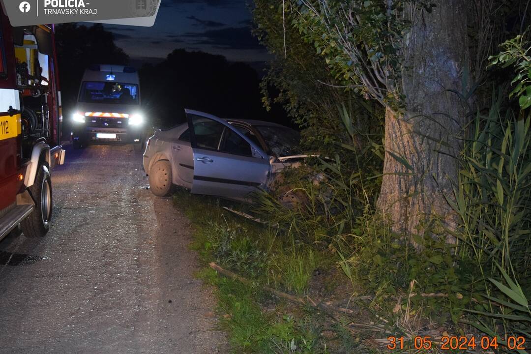 FOTO: Dopravná nehoda medzi obcami Baloň a Sap, foto 2