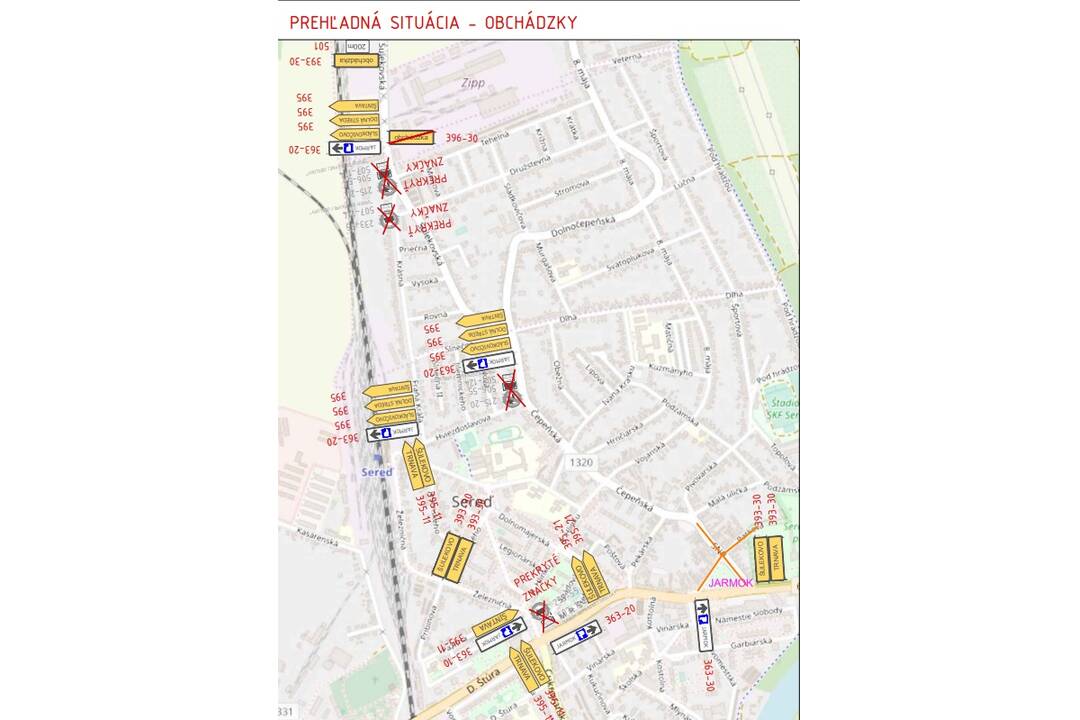 FOTO: Seredský hodový jarmok uzavrie niekoľko ciest. Mestská polícia pripravila obchádzky, foto 6