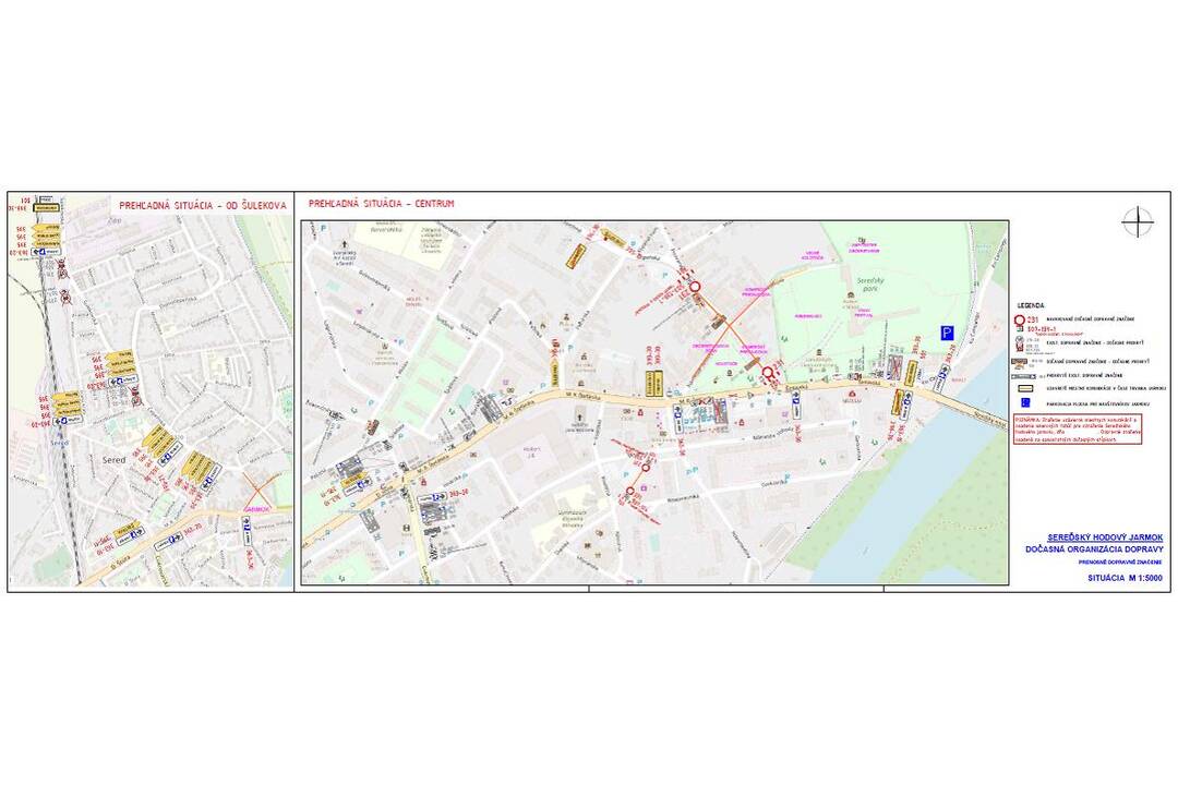 FOTO: Seredský hodový jarmok uzavrie niekoľko ciest. Mestská polícia pripravila obchádzky, foto 7