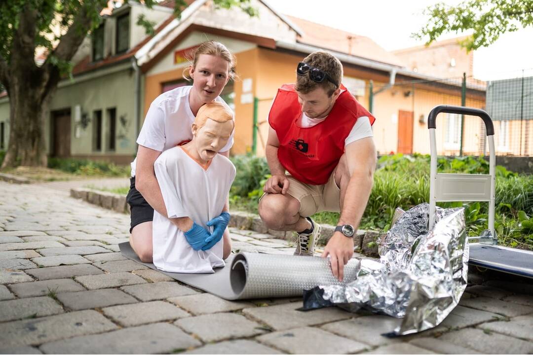 FOTO: 4. ročníku súťaže Mladý záchranár Trnavskej župy, foto 3