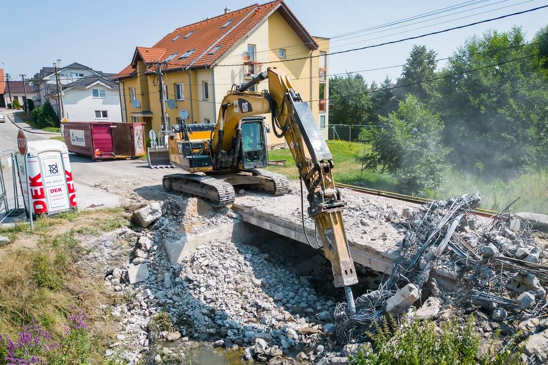 FOTO: Rekonštrukcia mostov v obci Dlhá, foto 5