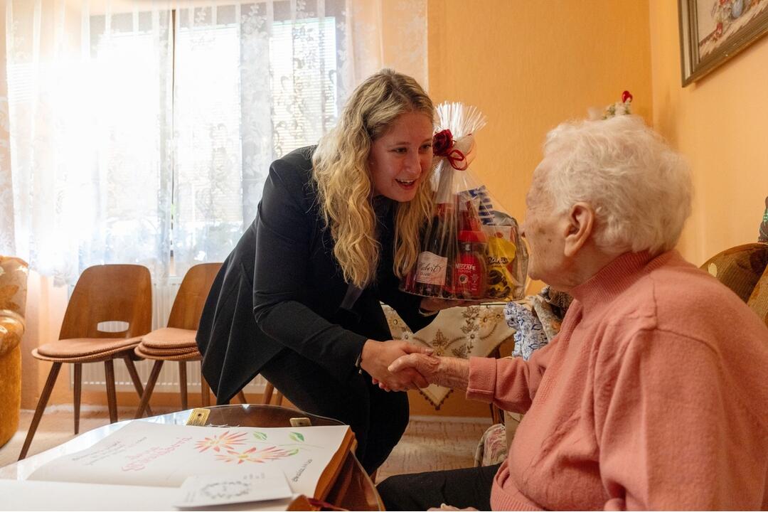 FOTO: Anna zo Skalice sa dožila významného životného jubilea 100 rokov, foto 7